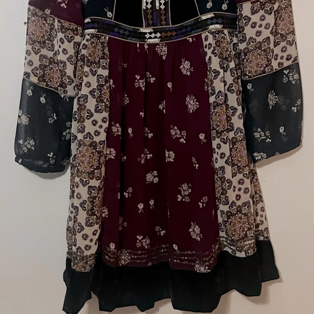 ANTHROPOLOGIE MAEVE Quartier Latin Bohemian Dress